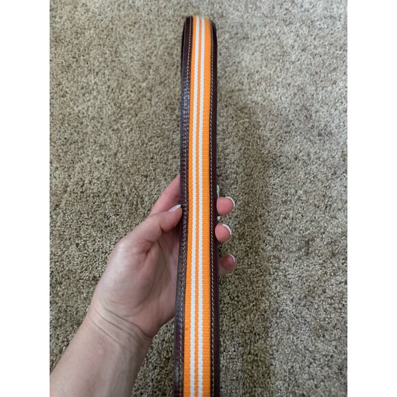 Jack Mason University of Tennessee Orange/Brown Leather Men's Size 44 Belt - Picture 3 of 10